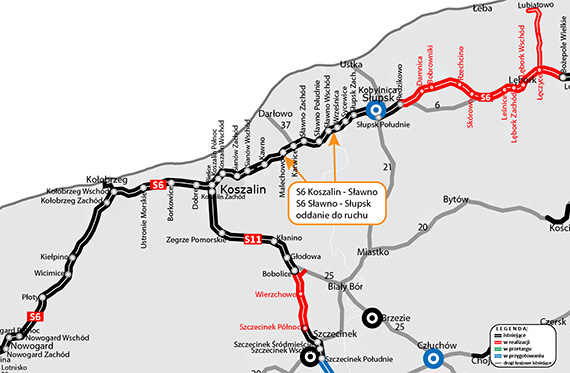 S6 po��czy�a wojew�dztwa