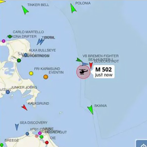 „Cz�owiek za burt�” na Ba�tyku. Akcja SAR w rejonie Sassnitz