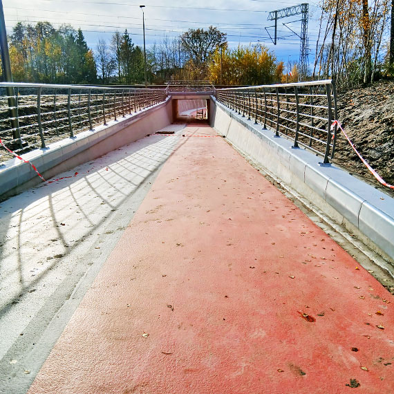 Przej�cie pod torami ju� otwarte