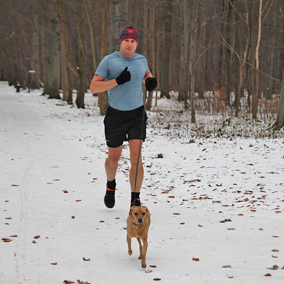 Zimowa aura na 434. parkrunie