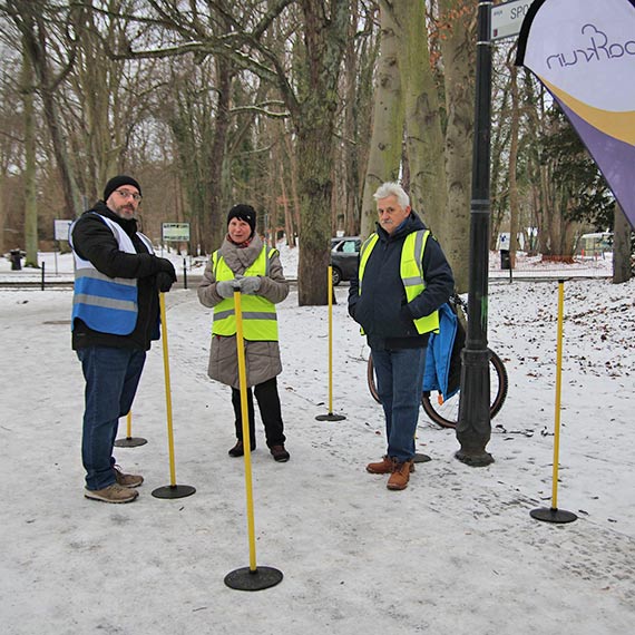 Zimowa aura na 434. parkrunie