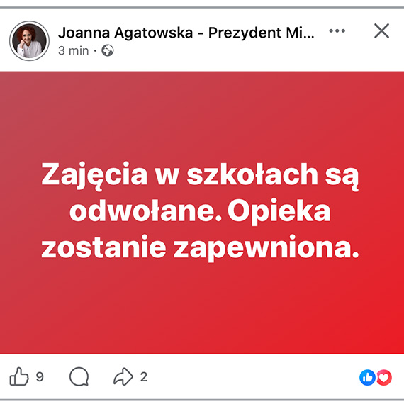 Zaj�cia w szko�ach w �winouj�ciu odwo�ane. Miasto zapewnia opiek� �wietlicow�