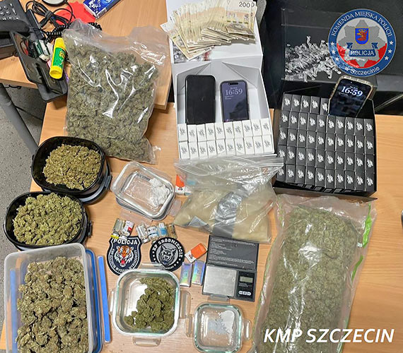 Kolejna skuteczna realizacja policjantów - ponad 2,5 kg środków odurzających nie trafi na rynek
