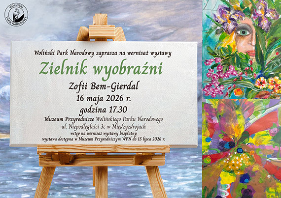 „Zielnik wyobra�ni” - zaproszenie na wernisa� wystawy malarstwa Zofii Bem-Gierdal
