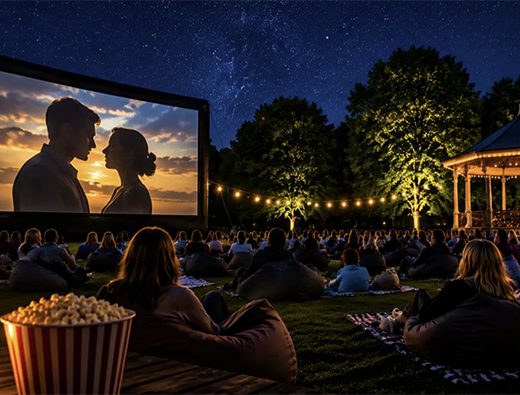 Kino pod gwiazdami w Parku Zdrojowym. Dwa seanse, popcorn i wst�p wolny