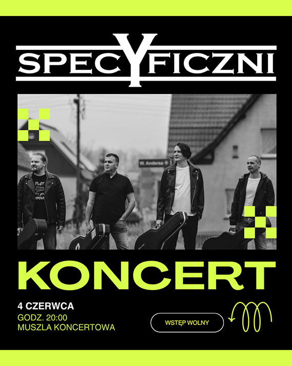 Specyficzni zagraj� w Muszli Koncertowej. Rockowy wiecz�r ju� 4 czerwca