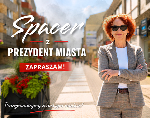 Spacer z prezydent Joann� Agatowsk�. Porozmawiajmy o mie�cie bez urz�dowych biurek