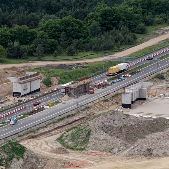 Prace na A6 przy granicy postępują - uwaga na utrudnienia