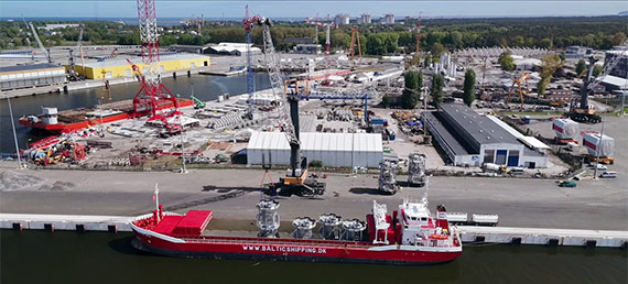 Ponad 400 dodatkowych konstrukcji stalowych dla fundamentów Baltica 2 w drodze do portu instalacyjnego