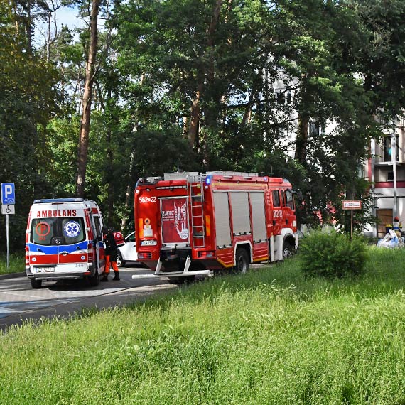 Czujka dymu uratowa�a sytuacj�. Stra�acy interweniowali przy ulicy Krzywej