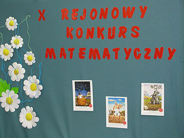 X Rejonowy Konkurs Matematyczny w ZSP 4