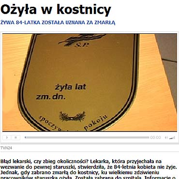 Oya w kostnicy